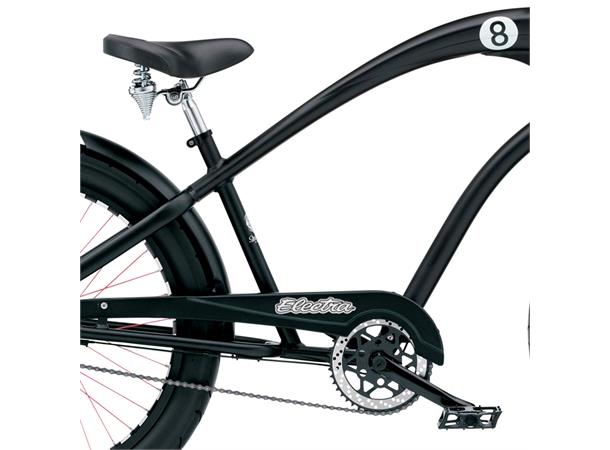 Electra Straight 8 8i  Herresykkel 24" hjul, 8 interne gir, Black Satin